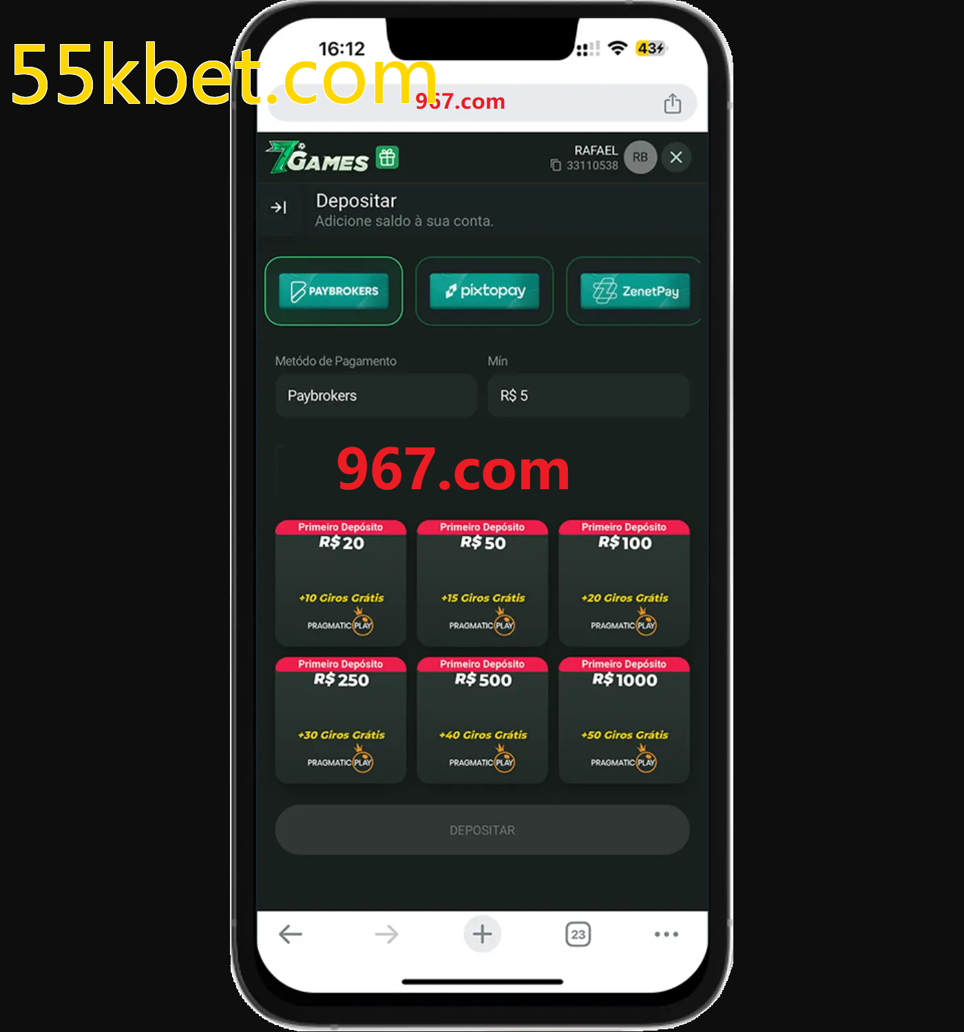 Baixe o aplicativo 55kbet.com para jogar a qualquer momento